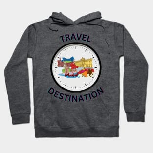 Travel to Madrid Hoodie